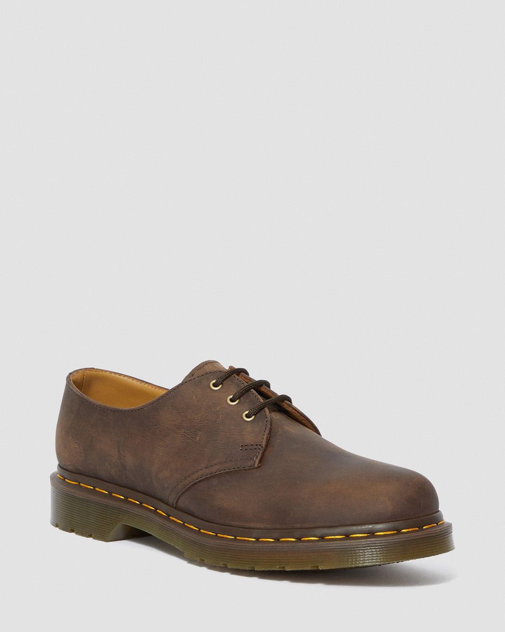 Dr Martens 1461 Gaucho Crazy Horse Kožené Oxford Topánky Damske ( Tmavo Hnede ) SK 107-NIWVLK